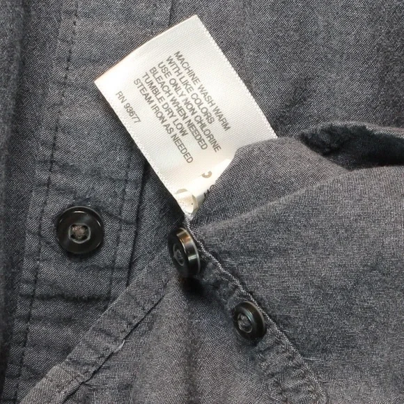 JF J.Ferrar Men's Rolled-Up Casual Shirt XL Neck Size 17-17.5 - Picture 9 of 9